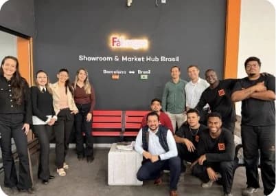 Showroom de Fábregas en Brasil